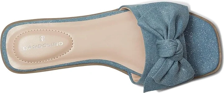 Bandolino Violeta Women's Wedge Shoes Blue Denim : 6 M, Synthetic - Image 2