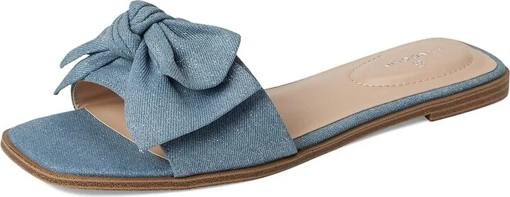 Bandolino Violeta Women's Wedge Shoes Blue Denim : 6 M, Synthetic - Image 5