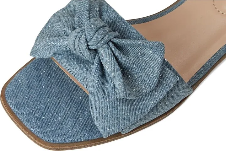Bandolino Violeta Women's Wedge Shoes Blue Denim : 6 M, Synthetic - Image 7