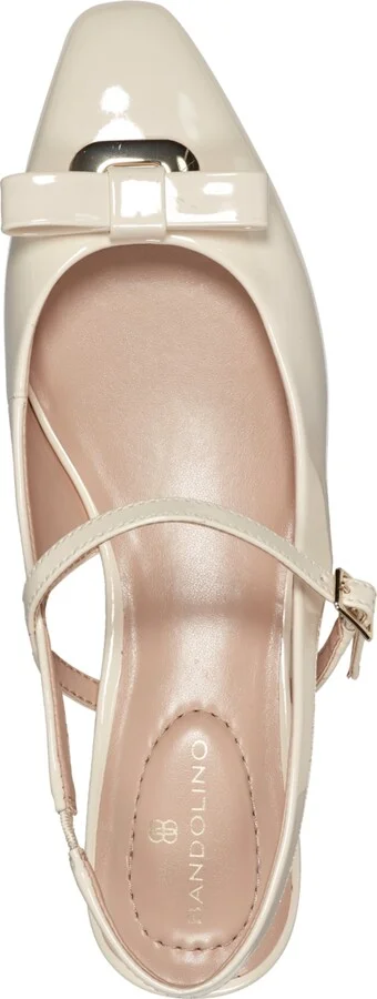 Bandolino Women's Adana Bow Slingback Block Heel Pumps - Image 8