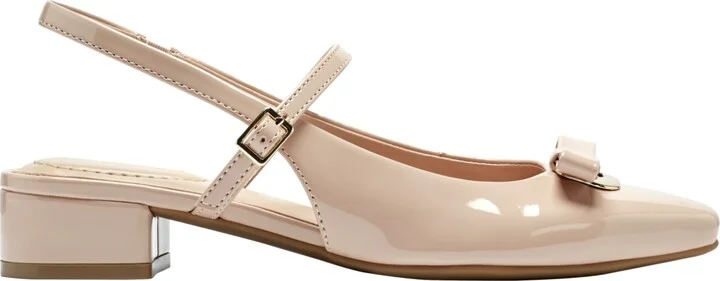 Bandolino Women's Adana Bow Slingback Block Heel Pumps - Image 10