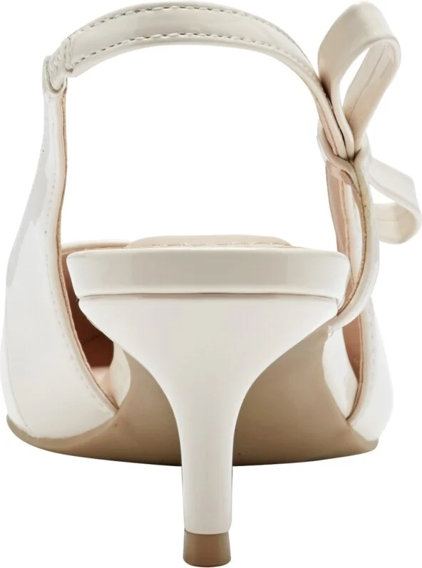 Bandolino Women's Alilac Bow Slingback Kitten Heel Pumps - Image 3