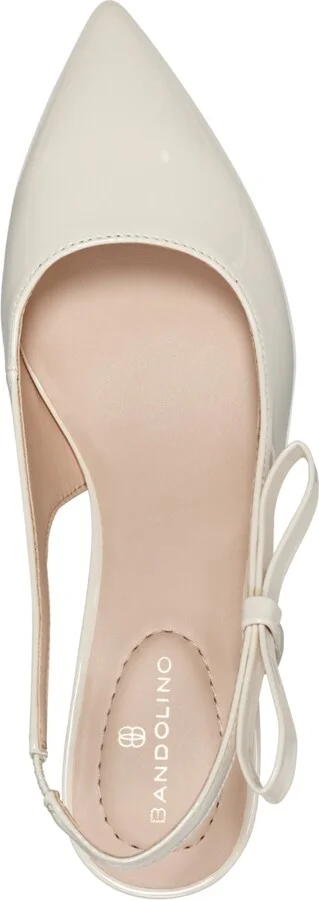 Bandolino Women's Alilac Bow Slingback Kitten Heel Pumps - Image 4