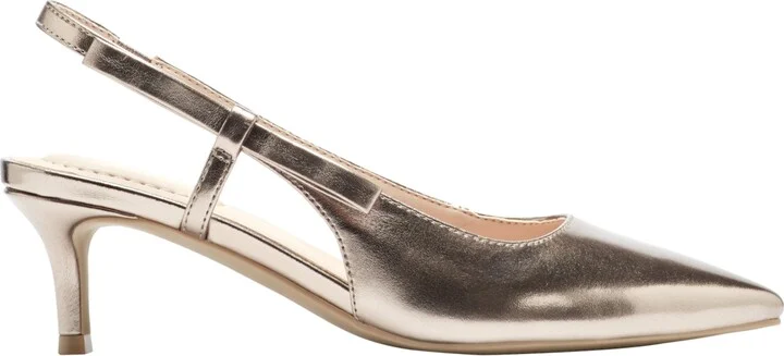 Bandolino Women's Alilac Bow Slingback Kitten Heel Pumps - Image 10
