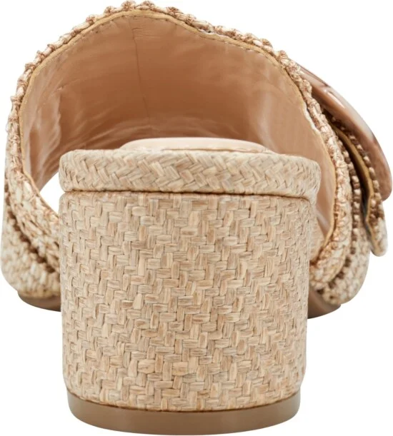 Bandolino Women's Anni Raffia Crochet Block Heel Sandals - Image 8