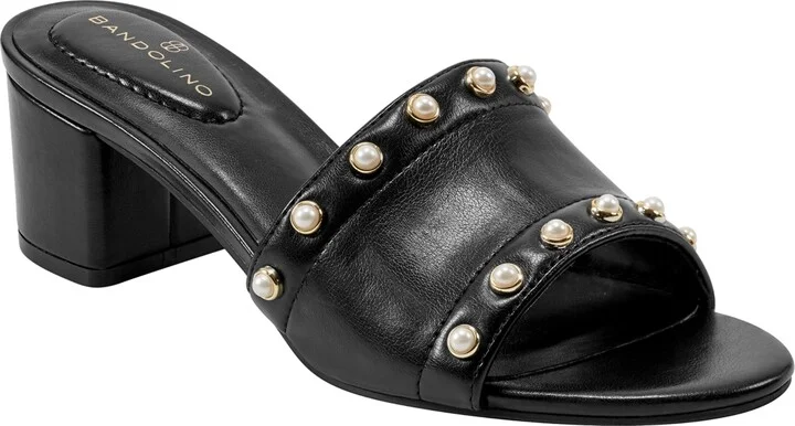 Bandolino Women's Astill Studded Block Heel Sandals