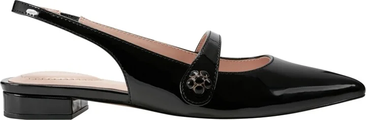 Bandolino Women's Aubriana Pointed Toe Slingback Mary Jane Flats - Image 2
