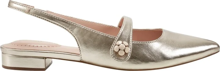 Bandolino Women's Aubriana Pointed Toe Slingback Mary Jane Flats - Image 10