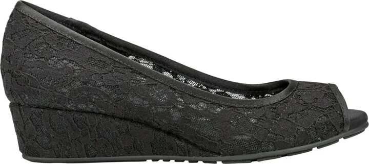 Bandolino Women's Candra Peep Toe Wedge Dress Pumps - Image 2