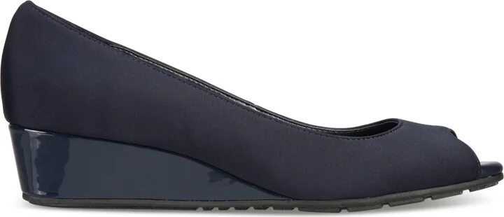 Bandolino Women's Candra Peep Toe Wedge Dress Pumps - Image 6