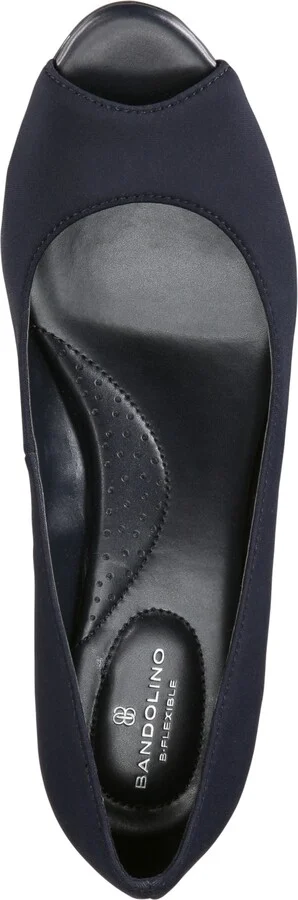 Bandolino Women's Candra Peep Toe Wedge Dress Pumps - Image 8