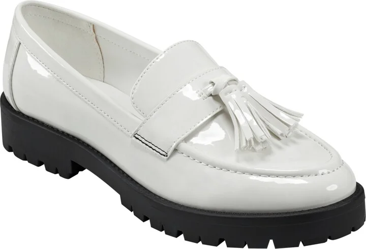 Bandolino Women's Fillup Lug Sole Tassel Loafers