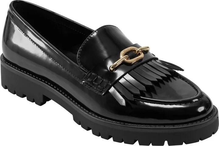Bandolino Women's Florida Lug Sole Kilt Loafers