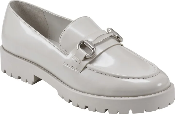 Bandolino Women's Franny Lug Sole Hardware Loafers