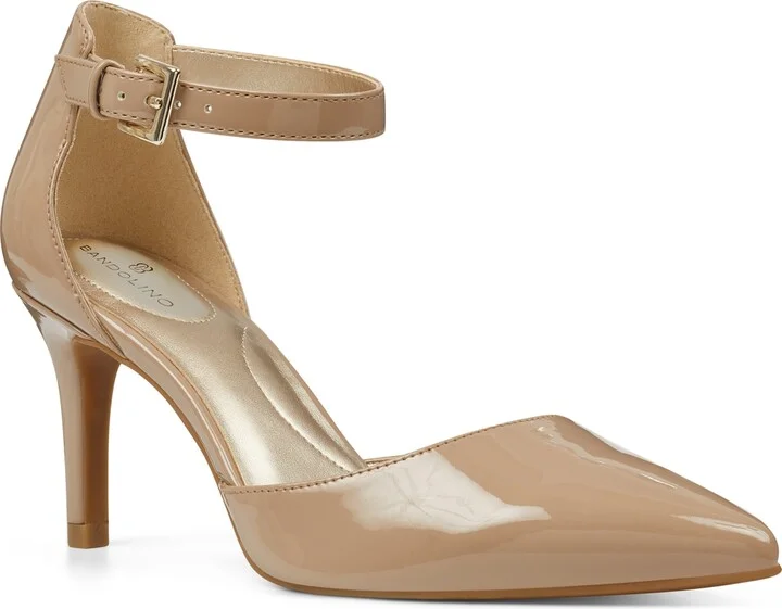 Bandolino Women's Ginata D'Orsay Ankle Strap Pointed Toe Pumps