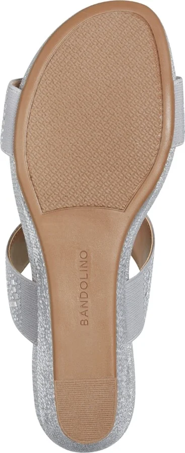 Bandolino Women's Iluvit Embellished T-Strap Wedge Sandals - Image 3