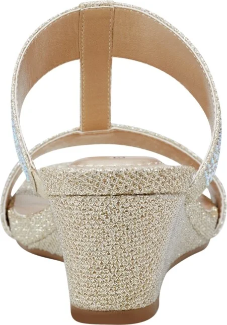 Bandolino Women's Iluvit Embellished T-Strap Wedge Sandals - Image 7