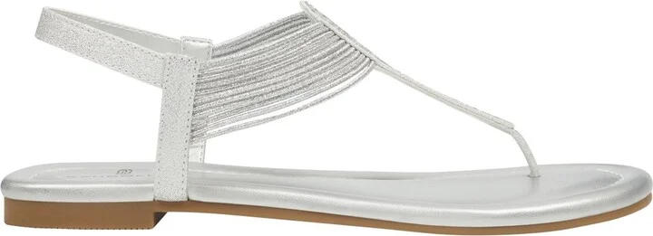 Bandolino Women's Kayte Embellished T Strap Flat Sandals - Image 2