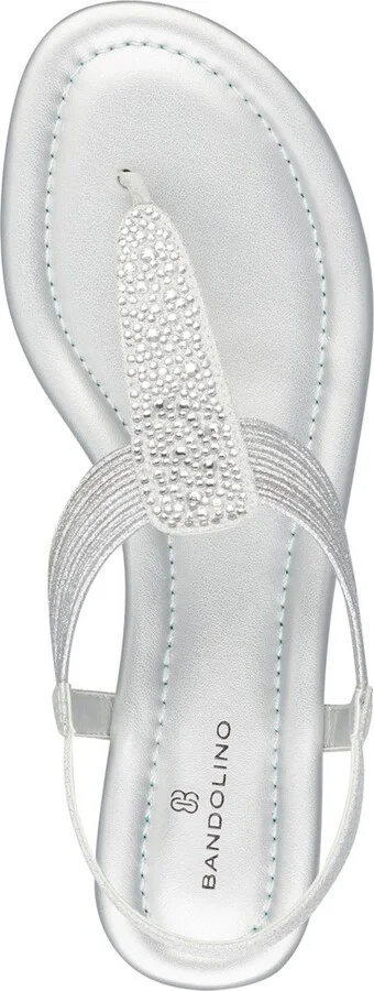 Bandolino Women's Kayte Embellished T Strap Flat Sandals - Image 4