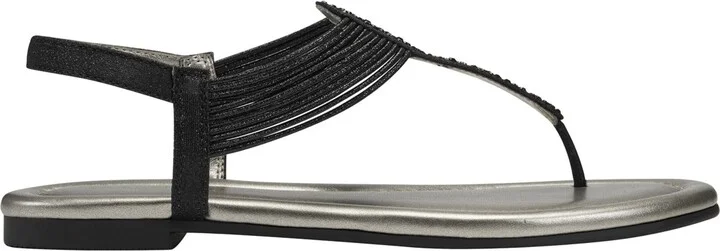 Bandolino Women's Kayte Embellished T Strap Flat Sandals - Image 6