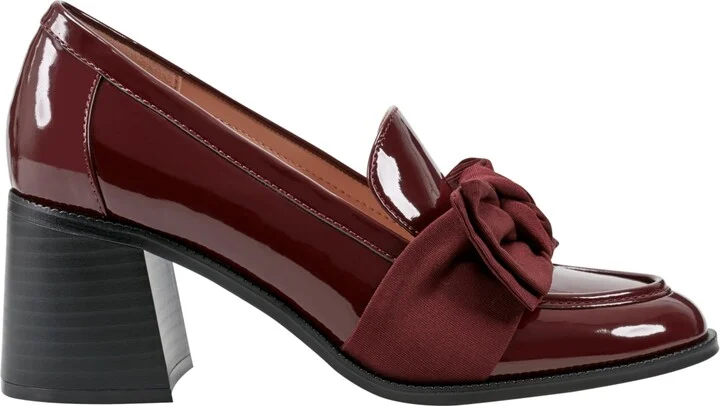 Bandolino Women's Korrar Bow Stacked Block Heel Loafers - Image 2