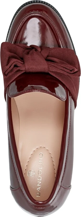 Bandolino Women's Korrar Bow Stacked Block Heel Loafers - Image 4