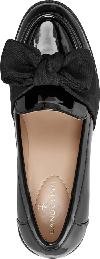 Bandolino Women's Korrar Bow Stacked Block Heel Loafers - Image 8