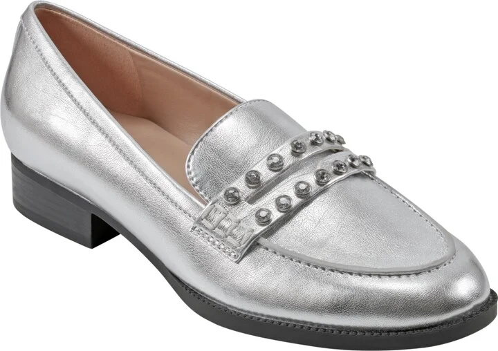 Bandolino Women's Laura Rhinestone Penny Loafers