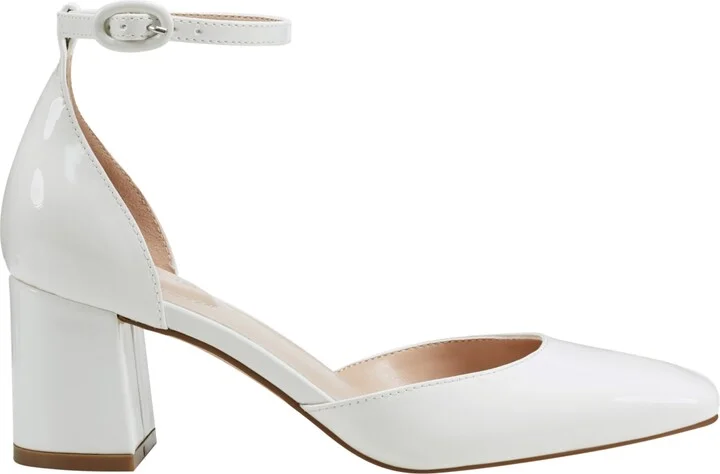 Bandolino Women's Lets Add Square Toe Block Heel Ankle Strap Pumps - Image 6