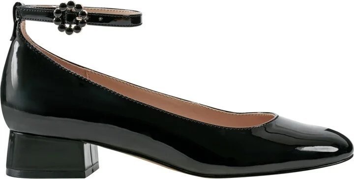 Bandolino Women's Lexy Ankle Strap Low Block Heel Pumps - Image 6