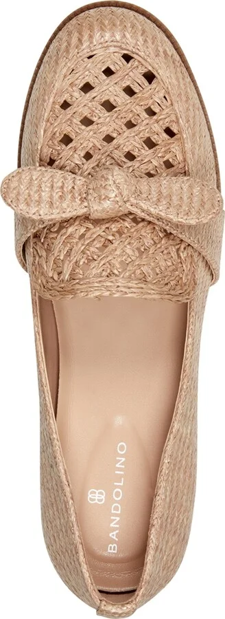 Bandolino Women's Lilanaa Raffia Woven Knotted Loafers - Image 4