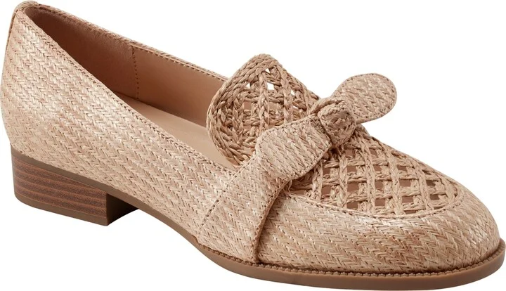 Bandolino Women's Lilanaa Raffia Woven Knotted Loafers