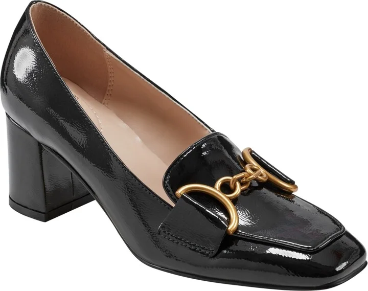 Bandolino Women's Lucien Bit Block Heel Loafers