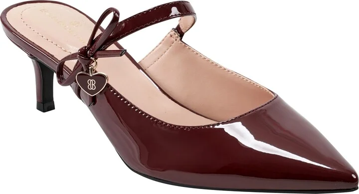 Dark Red Patent 600