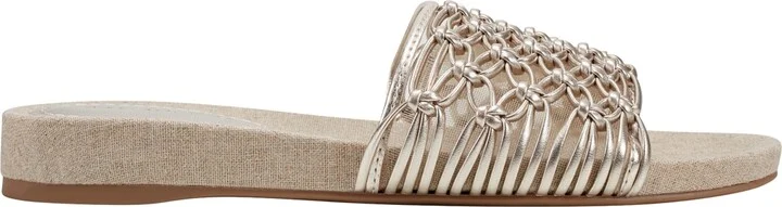 Bandolino Women's Melly Knotted Upper Flat Slide Sandals - Image 6