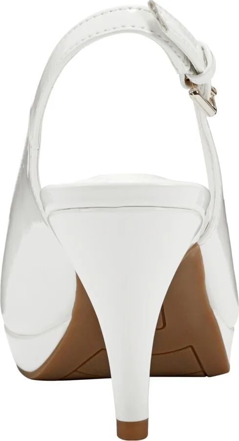 Bandolino Women's Melt Peep Toe Slingback Platform Dress Sandals - Image 7