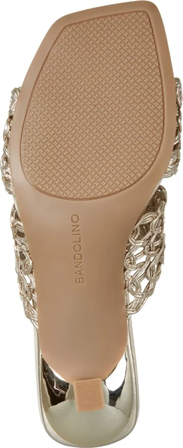 Bandolino Women's Melvana Woven Kitten Heel Sandals - Image 10