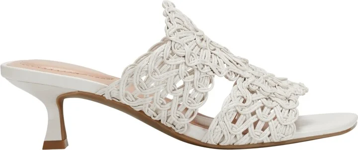 Bandolino Women's Melvana Woven Kitten Heel Sandals - Image 11