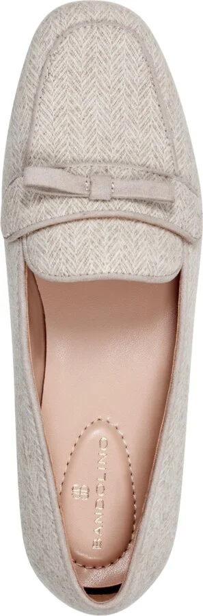 Bandolino Women's Meonna Square Toe Bow Detail Loafers - Image 4