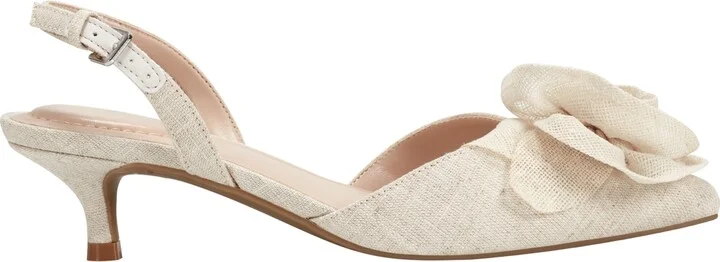 Bandolino Women's Miller Rosette Halter Kitten Heel Pumps - Image 6