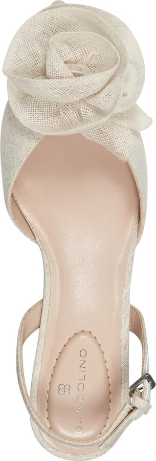 Bandolino Women's Miller Rosette Halter Kitten Heel Pumps - Image 8