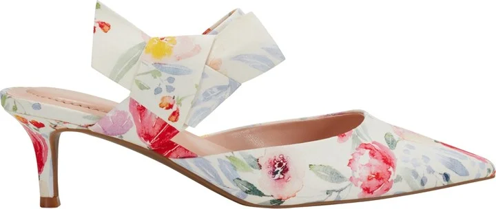 Bandolino Women's Millie Pointed Toe Kitten Heel Mules - Image 2