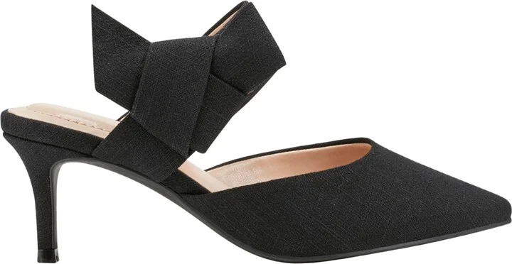 Bandolino Women's Millie Pointed Toe Kitten Heel Mules - Image 10