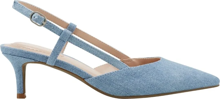 Bandolino Women's Movito Slingback Kitten Heel Pumps - Image 10