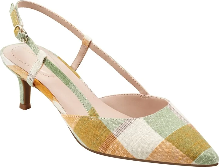 Bandolino Women's Movito Slingback Kitten Heel Pumps