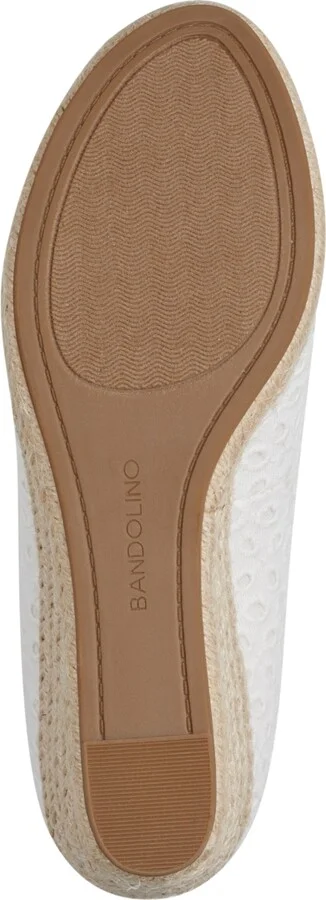 Bandolino Women's Nuri Peep Toe Espadrille Wedge Pumps - Image 5