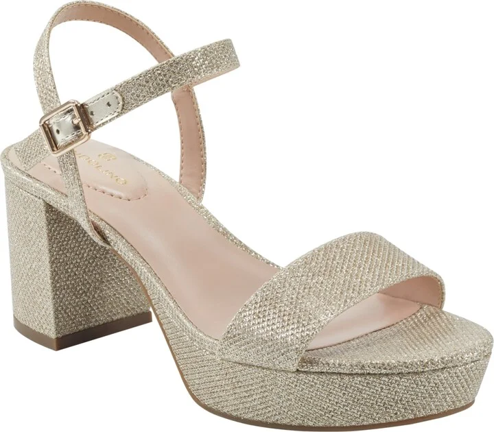 Bandolino Women's Pennie Platform Block Heel Sandals