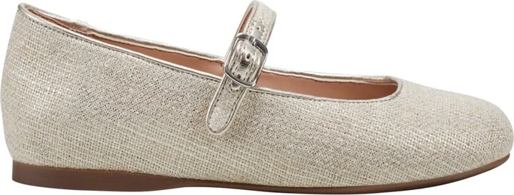 Bandolino Women's Philly Mary Jane Ballet Flats - Gold, Natural Multi- Textile - Image 2