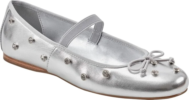 Bandolino Women's Prity Mary Jane Embellished Ballet Flats
