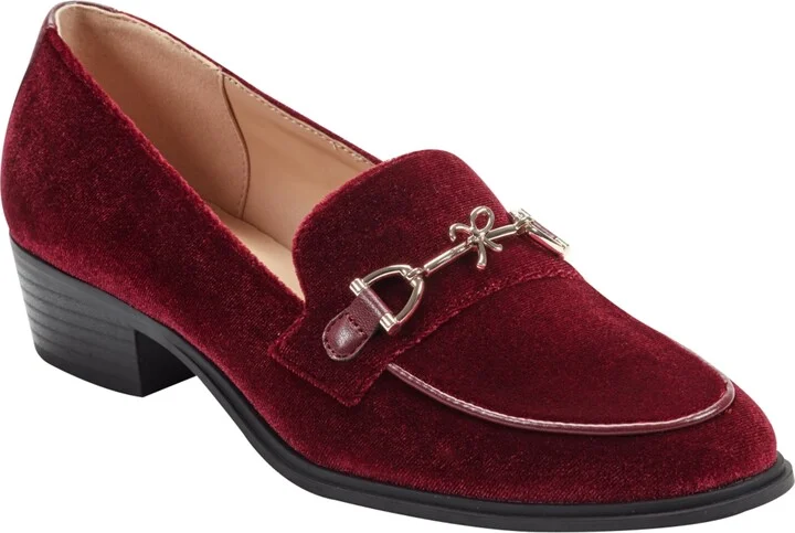Bandolino Women's Rummie Bit Block Heel Loafers